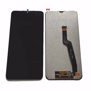 LCD ekrāns Samsung A105 A10 Dual SIM ar skārienjutīgo ekrānu melns oriģināls