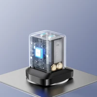 Joyroom JR-TCG17 45W 2 x USB-C sienas lādētājs (UK spraudnis) - melns