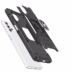 Wozinsky Ring Armor бронированный гибридный чехол + магнитное крепление для Samsung Galaxy A73 золотой