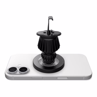 Spigen MFT13 MagSafe automašīnas turētājs pie paneļa vai gaisa atveres – melns