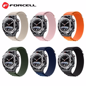FORCELL F-DESIGN FS05 siksniņa SAMSUNG pulkstenim 22 mm melna