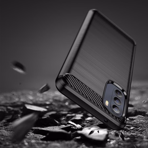 Carbon Case гибкий чехол для Motorola Moto G Stylus 2022 чёрный