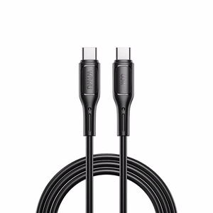 WiWU - Starlink sērijas datu kabelis Wi-C043E USB C uz USB C 30W - melns