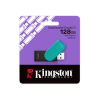 Kingston pendrive 128GB Portable USB 3.2 Gen 1 DataTraveler Exodia S (Black/Turquoise)