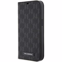 Karl Lagerfeld KLBKP14XSAKLHPK iPhone 14 Pro Max 6.7" Viedtālruņa apvalks (m) - melns (m) Saffiano Monogrāma