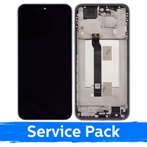 ЖК-дисплей, совместимый с Xiaomi Redmi Note 15 Pro 5G, в рамке / цвет «Ледяной синий» / (Service Pack)