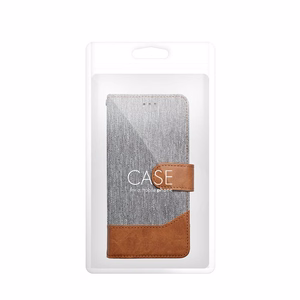 JEANS grāmatas tipa viedtālruņa apvalks Xiaomi Redmi 13C / POCO C65, pelēks