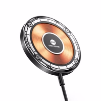 WEKOME WP-U99 Vanguard Series - MagSafe 15W inductive lādētājs (melns)