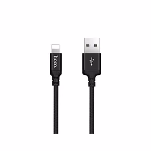 Cable USB A to Lightning Hoco 2A 2m X14 black