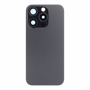 Задняя крышка iPhone 15 Pro Black Titanium (полное покрытие / без NFC Flex) OEM