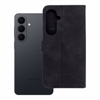 TENDER grāmatas veida viedtālruņa apvalks SAMSUNG S26 Edge melns