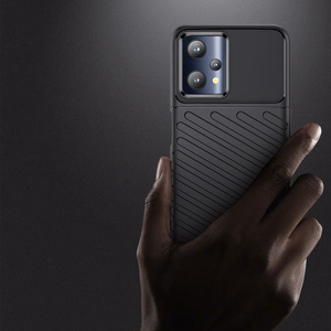 Thunder Case гибкий бронированный чехол Realme 9 Pro чёрный