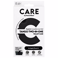 CARE by PanzerGlass Tango 2in1 maks Magnētiskais viedtālruņa apvalks iPhone 16 - melns