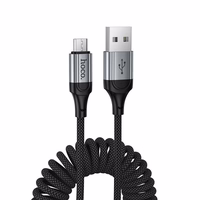 Kabelis USB A uz Micro USB Hoco 2,4A 1,5 m X121 melns