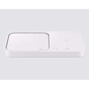 Беспроводное зарядное устройство Samsung "Duo" EP-P5400TWEGEU белый 15W (с зарядным устройством и кабелем) / 100% оригинал