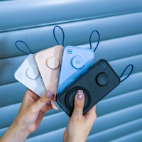 3mk PastelUp 10000mAh 22.5W USB 1A1C Bezvadu Portatīvais lādētājs (m) - rozā