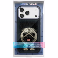 NIMMY viedtālruņa apvalks BIG EYED PET 2.0 Suns priekš IPHONE 17 Pro melns