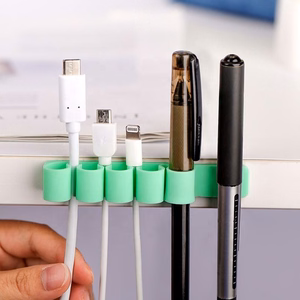 Silicone office organizer - green