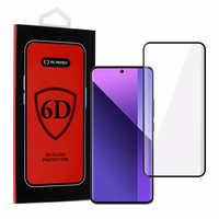 Tel Protect Pilnas līmes 6D rūdītais stikls XIAOMI REDMI NOTE 13 PRO PLUS 5G MELNS