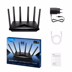 CUDY WR6500H 2.5G Wi-Fi 7 maršrutētājs