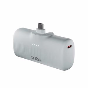 SBS EcoPower 5000 mAh 10W внешний аккумулятор со встроенным портом USB-C - Серый