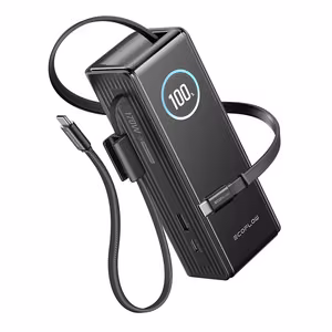 Внешний аккумулятор EcoFlow RAPID 25000 мАч 170W (встроенные кабели 100W)