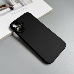 Mīksts apvalks iPhone 16 Plus - melns
