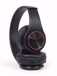 Gembird BHP-LED-01 headphones/headset Wired & Wireless Head-band Music/Everyday Micro-USB Bluetooth melns