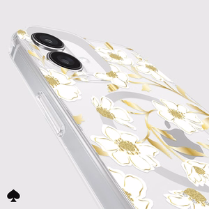 Kate Spade New York Protective Gems MagSafe - Case for iPhone 16 Plus (Sunshine Floral)