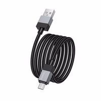 Kabelis USB A uz Micro USB Hoco 2,4A 1 m X110 melns
