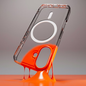 SBS Extreme Mag D3O Magnētiskais iPhone 16 Apvalks - Caurspīdīgs