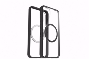 Samsung React Magnet Case vāciņš Samsung Galaxy S25 telefonam, melns