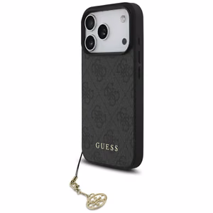 Guess 4G Charms Collection MagSafe чехол для iPhone 17 Pro - чёрный