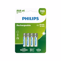 PHILIPS Rechargable baterija AAA NiMH 700mAh set of 4pcs.