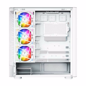 MODECOM Volcano AQ400 ARGB Midi balts
