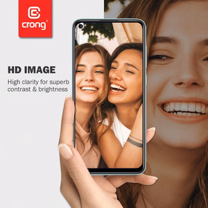 Crong 7D Nano Flexible Glass 9H hibrīdstikls ekrānam Realme C11