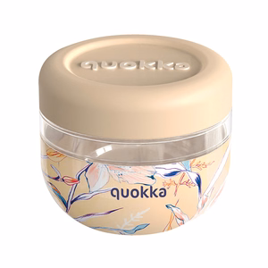 Quokka Bubble Food Jar 500 ml pārtikas trauks, vintāžas ziedu raksts