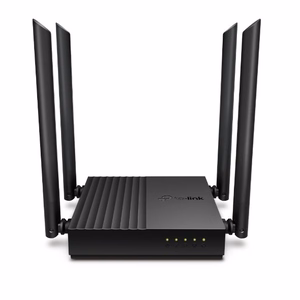 TP-LINK ARCHER C64 divjoslu Wi-Fi maršrutētājs, melns