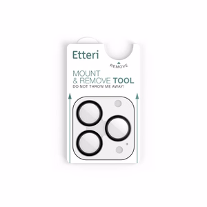 Etteri aizsargstikls kamerai iPhone 17 Pro / 17 Pro Max melns