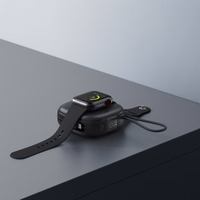 Portatīvais lādētājs saderīgs ar MagSafe Forcell F-Energy F10K5 PD3.1 QC3.0 3A 22,5W 10000 mAh saderīgs ar Apple Watch melna