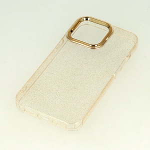Tel Protect Gold Glitter maciņš iPhone 14 zelta