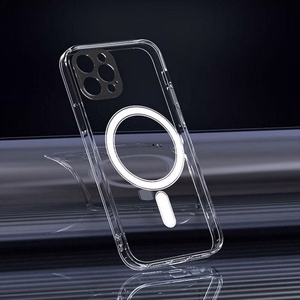 CLEAR MAG COVER viedtālruņa apvalks ar kameras aizsardzību, saderīgs ar Magnētisko IPHONE 17 Air caurspīdīgs