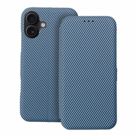 FOLIO Sānu magnētiskais grāmatas apvalks IPHONE 16 PLUS zils