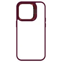 Viedtālruņa apvalks Tel Protect Kickstand ar kameru stiklu (objektīvu) Iphone 13 Pro bordo