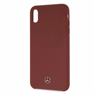 Mercedes Silikona līnija vāciņš iPhone XS Max - sarkans