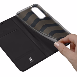 DUX DUCIS wallet case SKIN PRO for SAMSUNG S25 Edge black