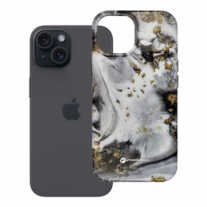 FORCELL F-PROTECT Mirage, militāri pārbaudīts apvalks ar MagSafe, saderīgs ar IPHONE 15 sudraba migla