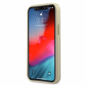 Guess GUHCP12SIGLGO iPhone 12 mini 5.4" золотой/золотой жёсткий чехол Iridescent