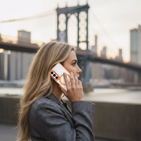 Liavec Soft Maciņš Metal Frame for Samsung Galaxy S26 Plus oranžs