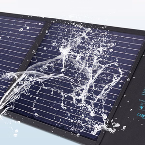 Choetech SC009-V2 saules salokāms lādētājs 100W USB-C / 2x USB-A PD QC - melns